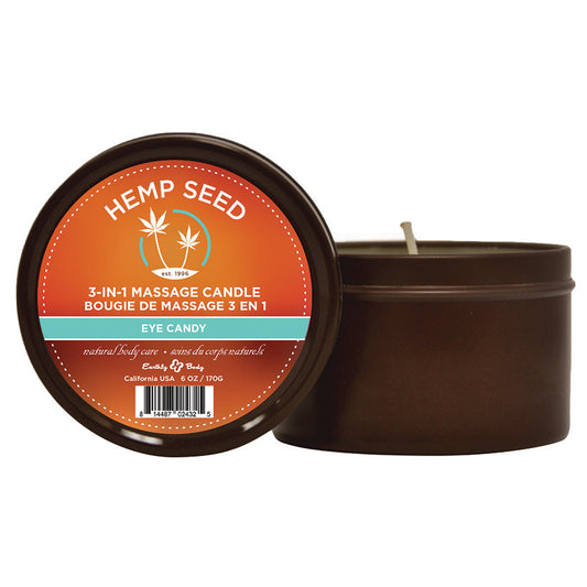 Earthly Body 3-in-1 Massage Candle-Eye Candy 6oz - UABDSM