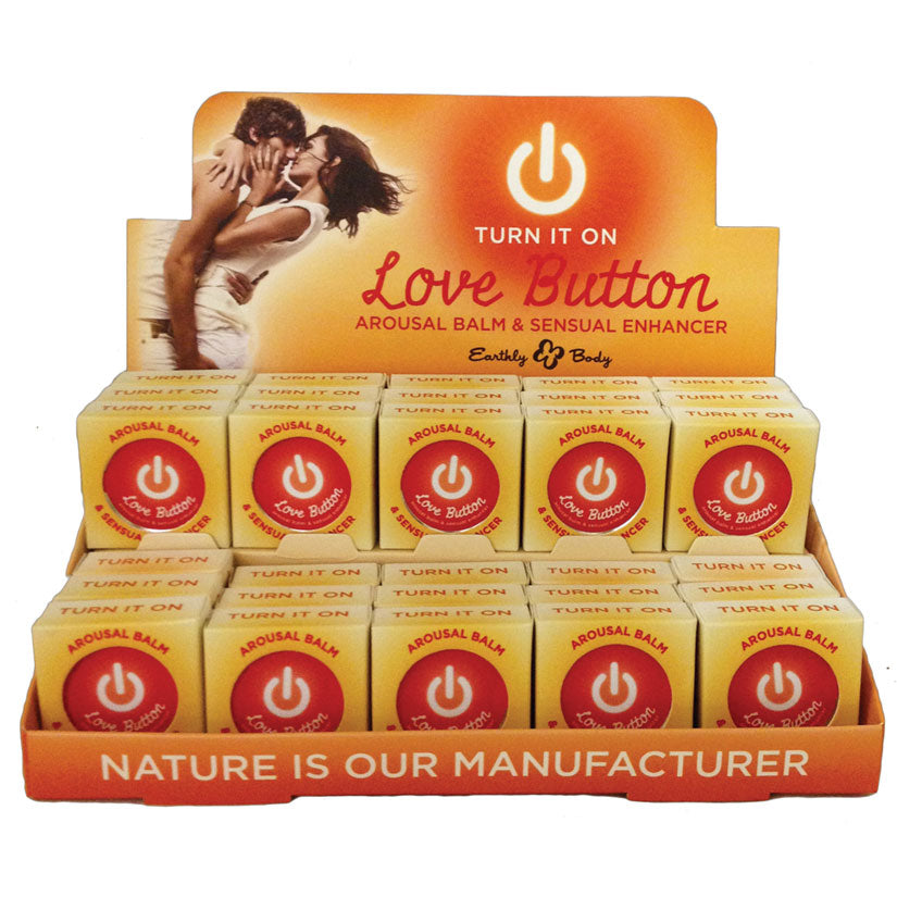 Earthly Body Love Button Arousal Balm Display of 30 - UABDSM