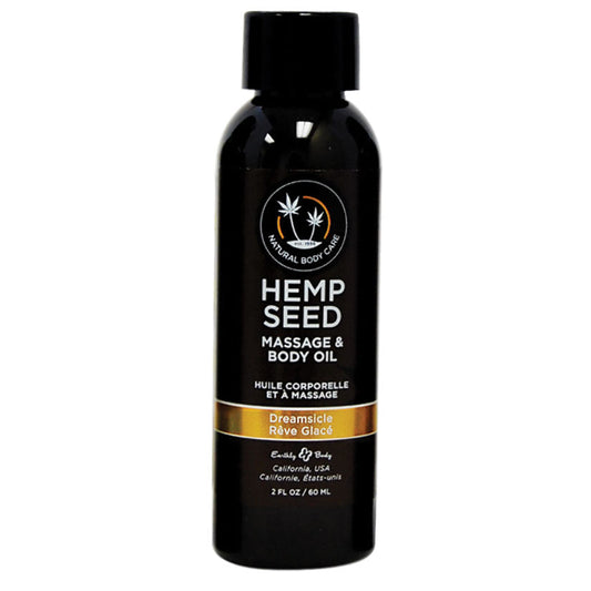 Hemp Seed Massage Oil - 2 Fl. Oz. - Dreamsicle - UABDSM