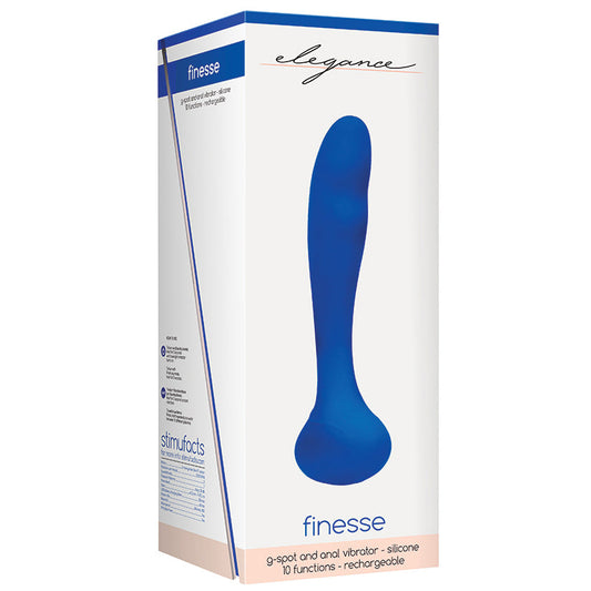 Elegance Finesse G-Spot and Prostate Vibe-Blue - UABDSM