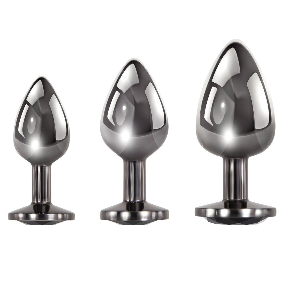 Evolved Black Gem Anal Plug Set - UABDSM