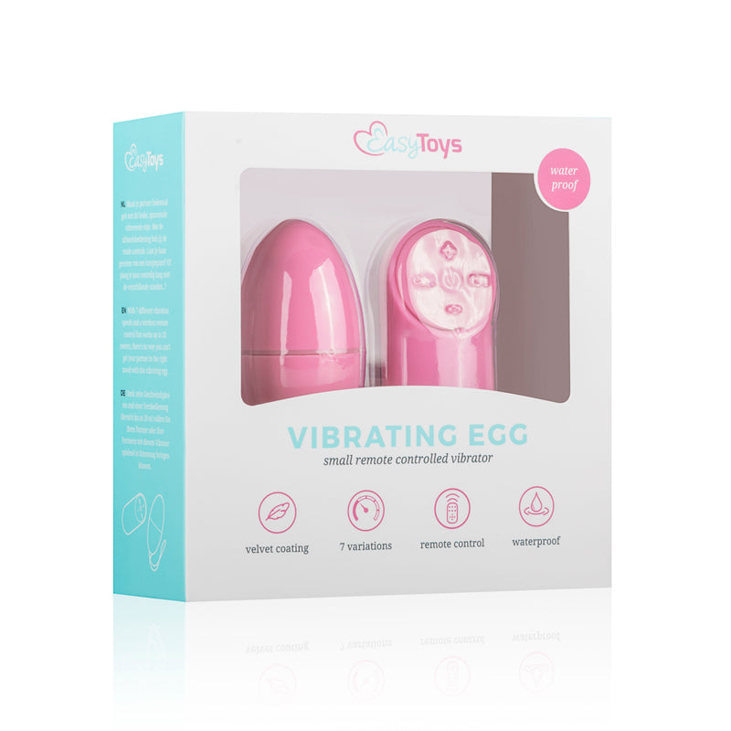 Easytoys Remote Control Vibrating Egg - Pink - UABDSM