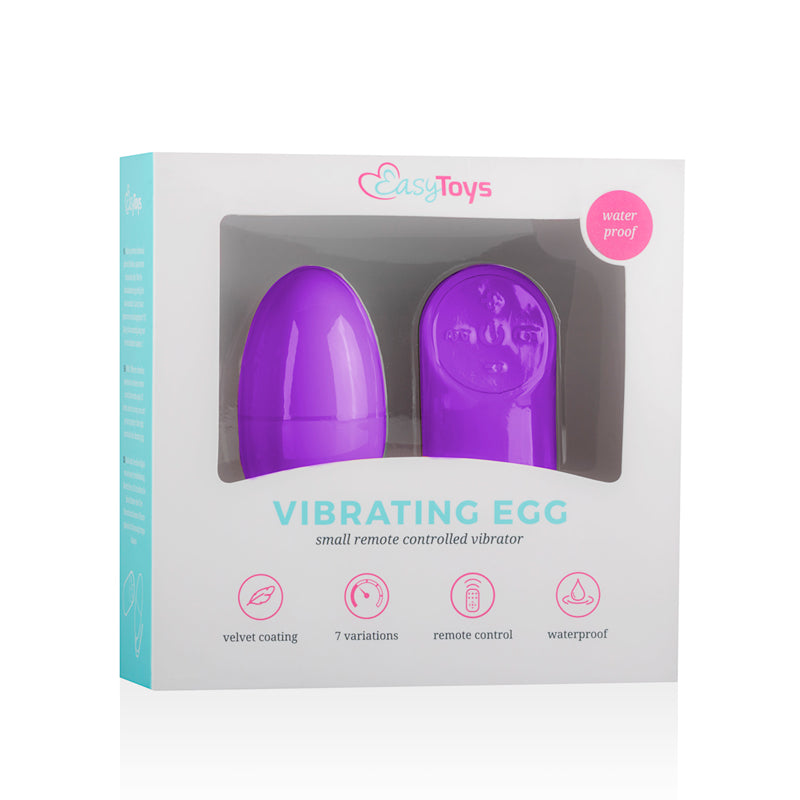 Easytoys Remote Control Vibrating Egg - Purple - UABDSM