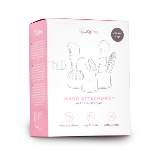 Easytoys Wand Attachment For Men - Clear - UABDSM