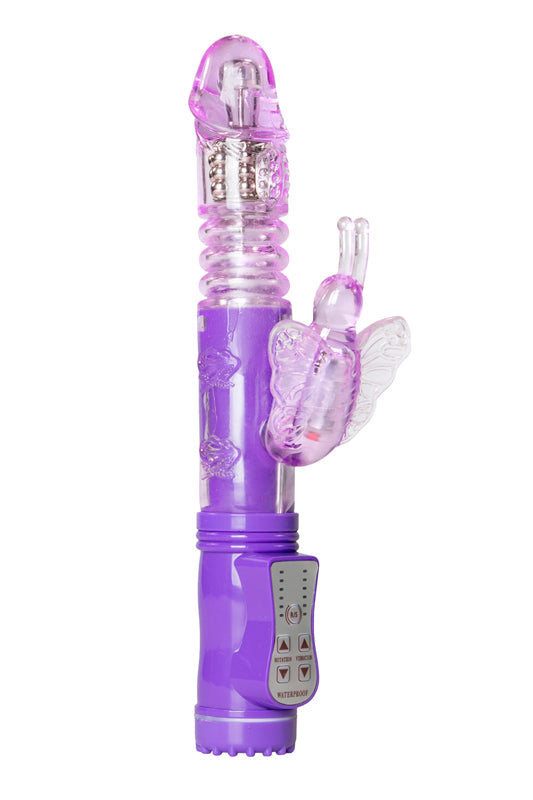 Easytoys Purple Butterfly Vibrator - UABDSM