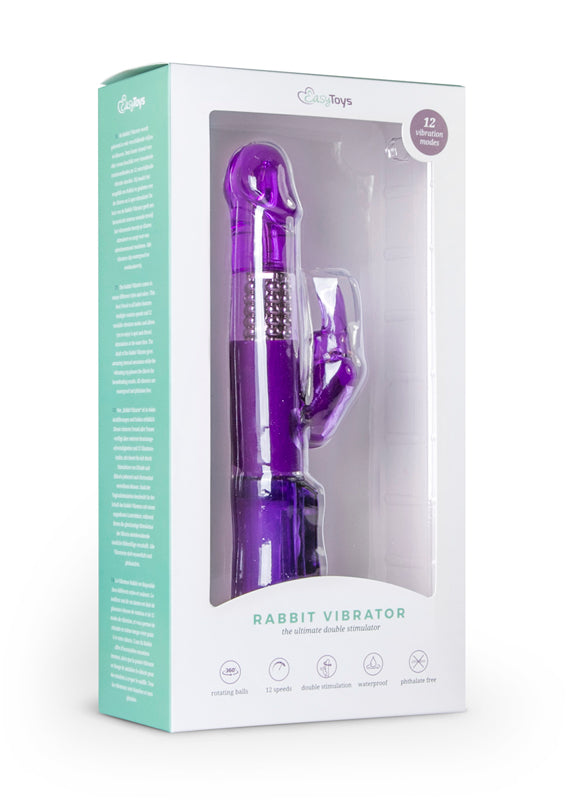 Easytoys Purple Rabbit Vibrator - UABDSM