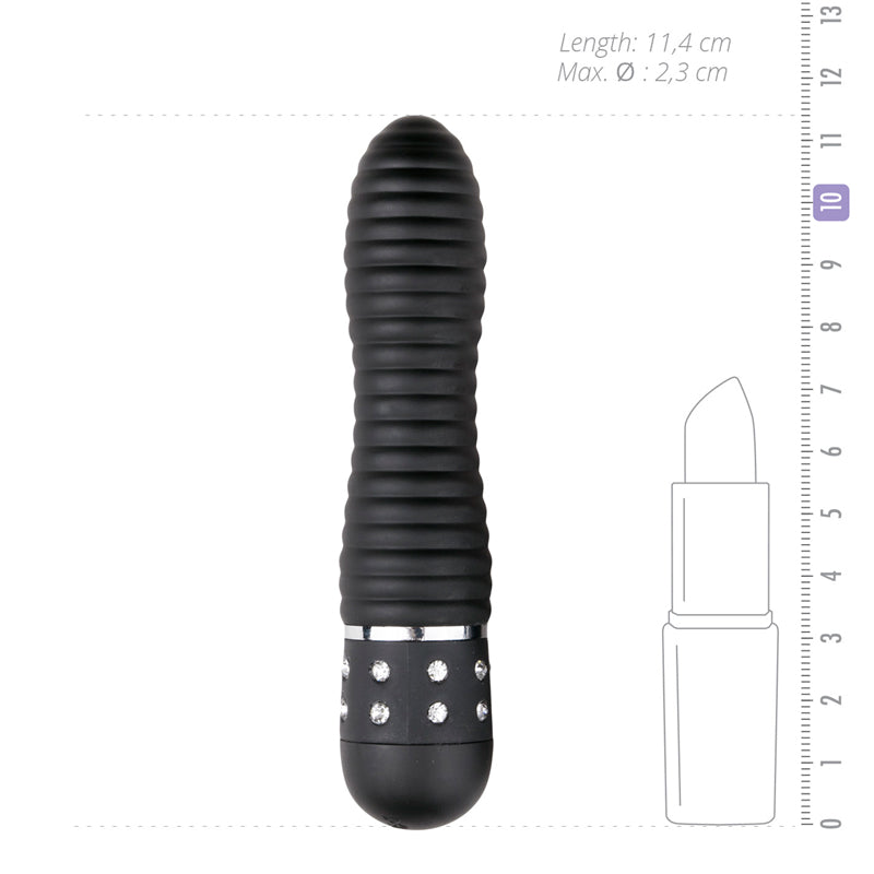 Love Diamond Vibrator Black - UABDSM