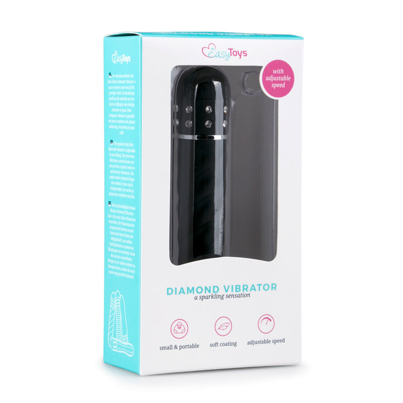 Love Diamond Vibrator Black - UABDSM