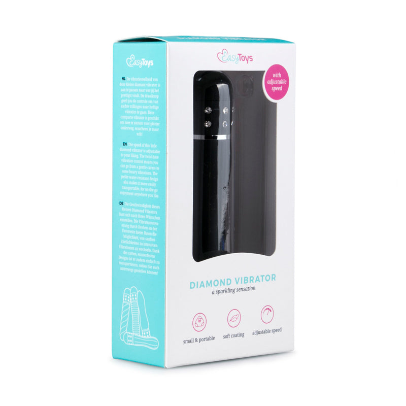 Love Diamond Vibrator Black - UABDSM