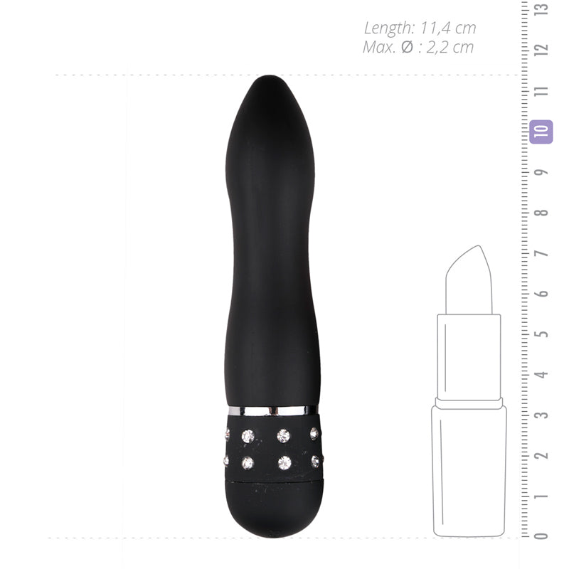 Love Diamond Vibrator Black - UABDSM