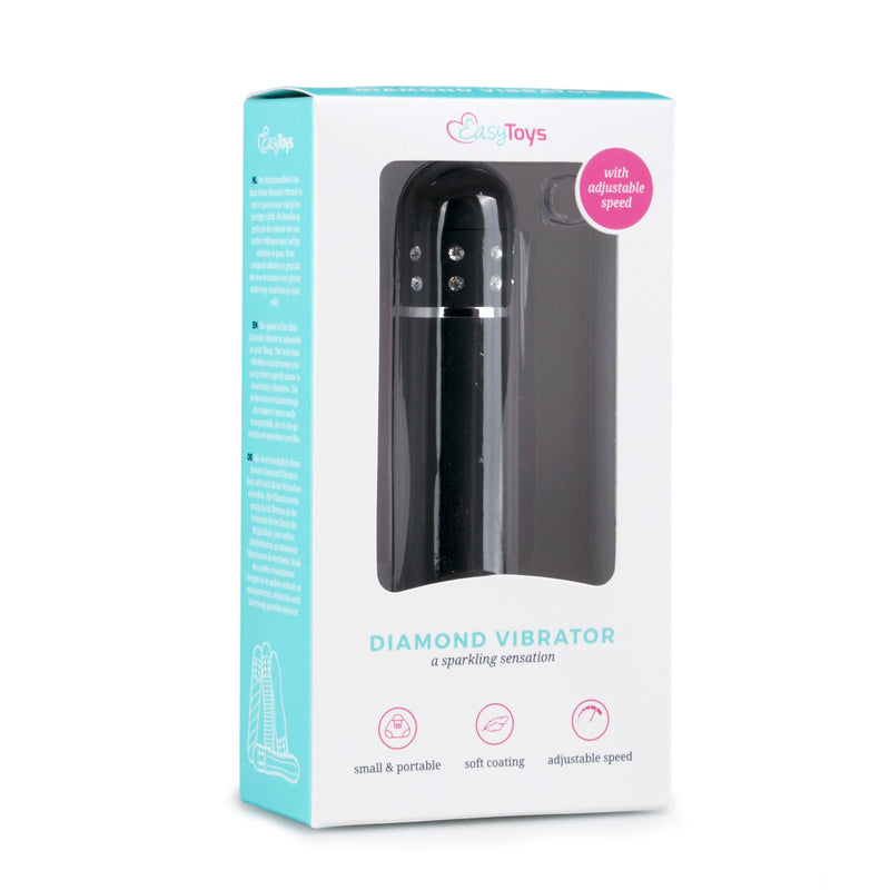 Love Diamond Vibrator Black - UABDSM