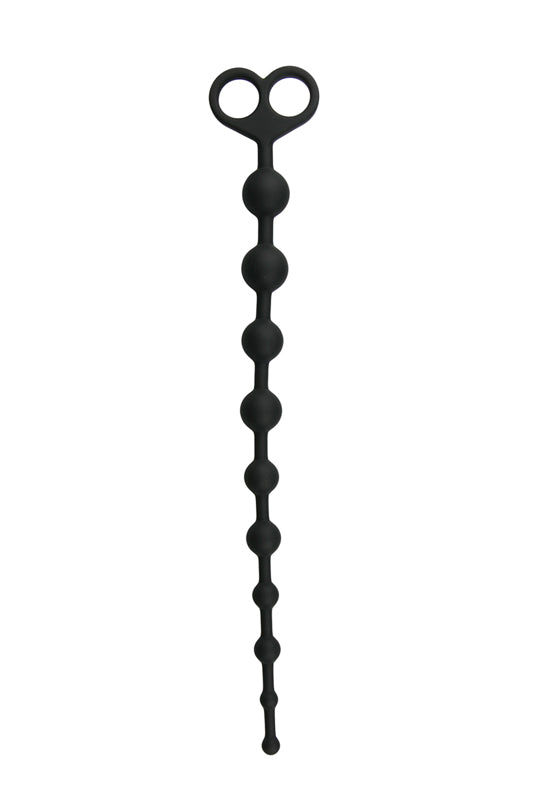 Long Anal Beads Black - UABDSM