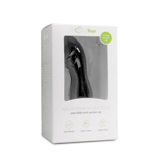 Black Silicone Suction Cup Dildo - UABDSM