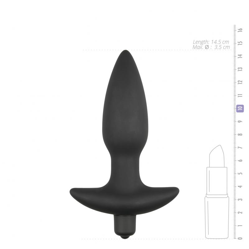 Black Silicone Perineum Tickler - UABDSM