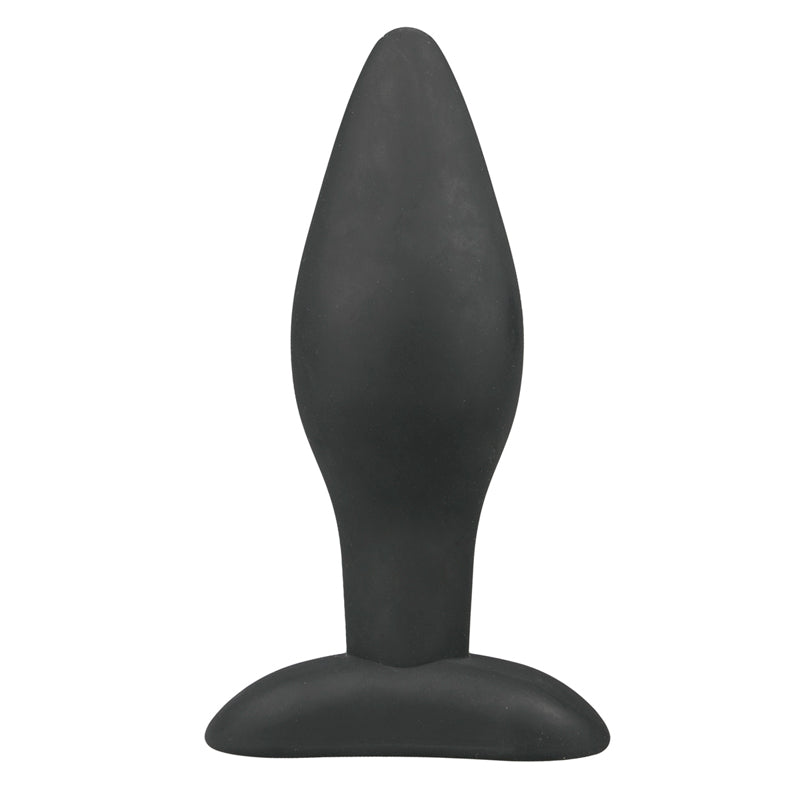 Large Black Silicone Buttplug - UABDSM