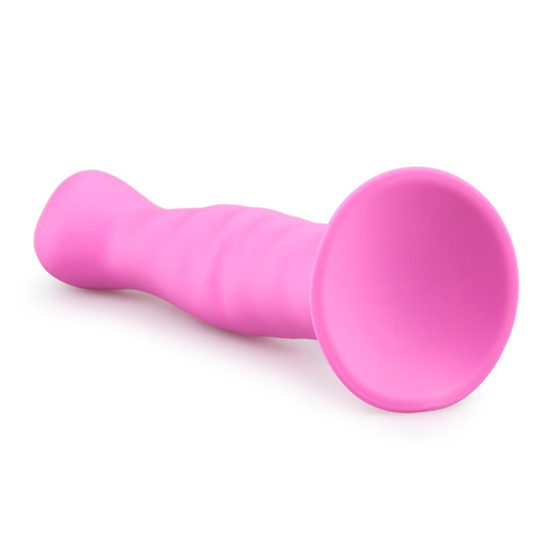 Silicone Suction Cup Dildo - Pink - UABDSM