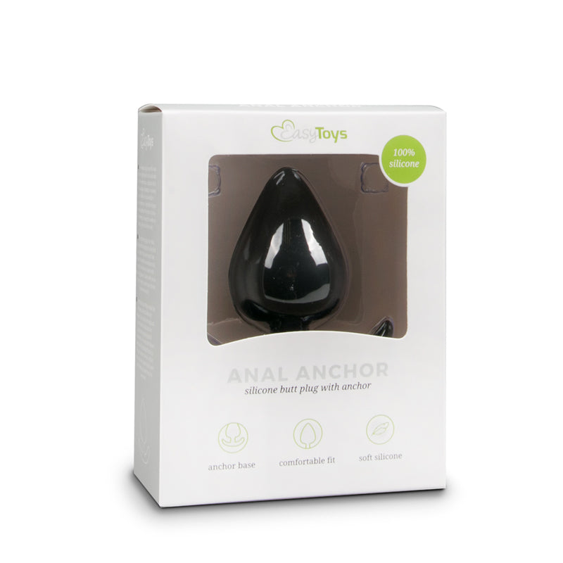 Black Anchor Buttplug - Small - UABDSM
