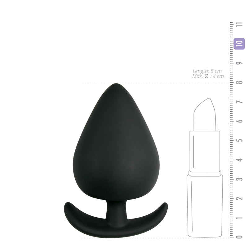 Black Anchor Buttplug - Small - UABDSM