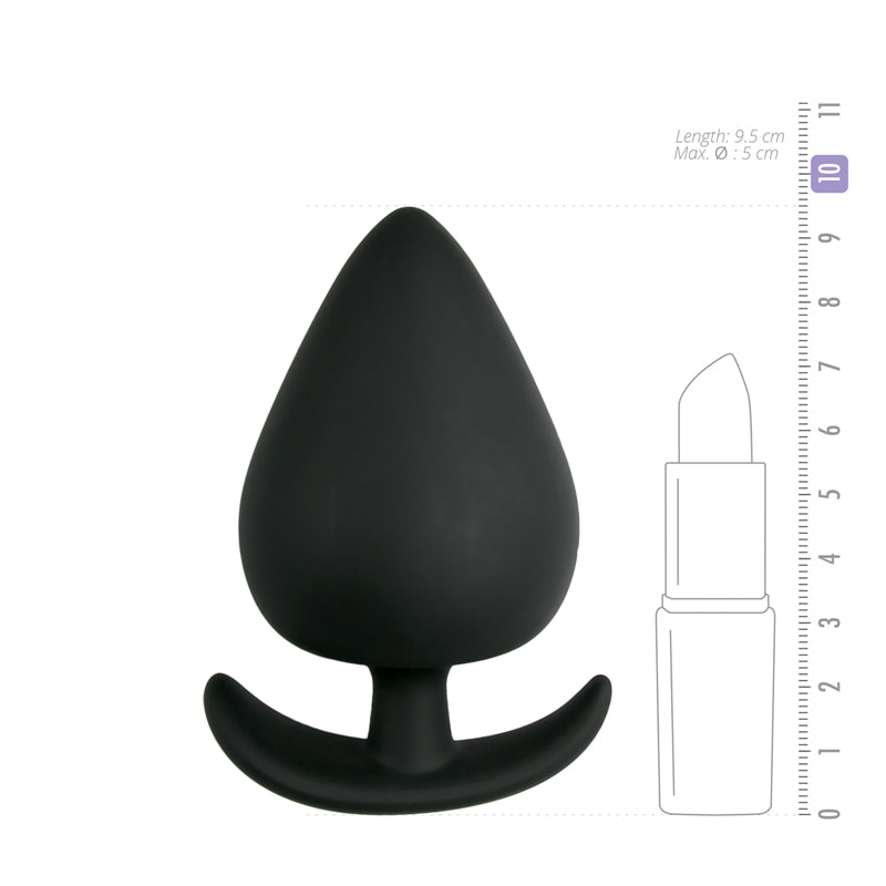 Black Anchor Buttplug - Medium - UABDSM