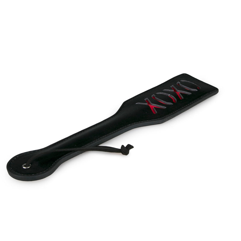 Black Leather Paddle - XOXO - UABDSM