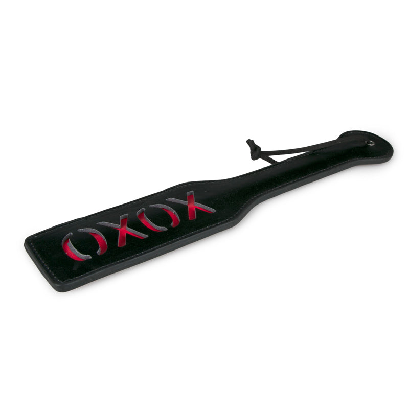 Black Leather Paddle - XOXO - UABDSM