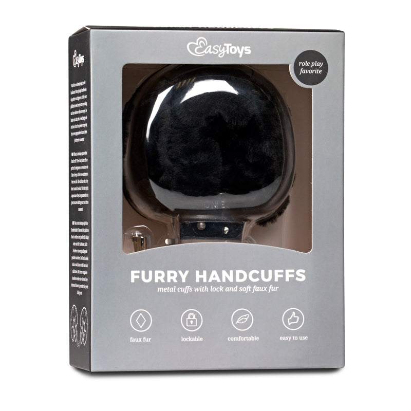 Furry Handcuffs - Black - UABDSM