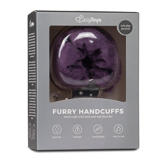 Furry Handcuffs - Purple - UABDSM