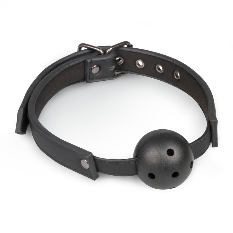 Ball Gag With PVC Ball - Black - UABDSM