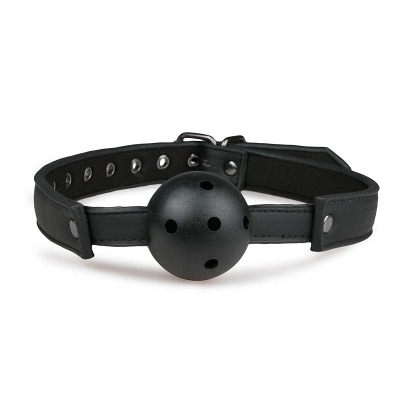 Ball Gag With PVC Ball - Black - UABDSM
