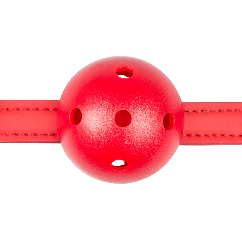 Ball Gag With PVC Ball - Red - UABDSM