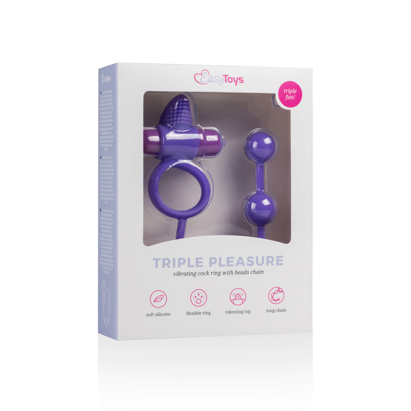 Triple Pleasure Couple Toy - UABDSM