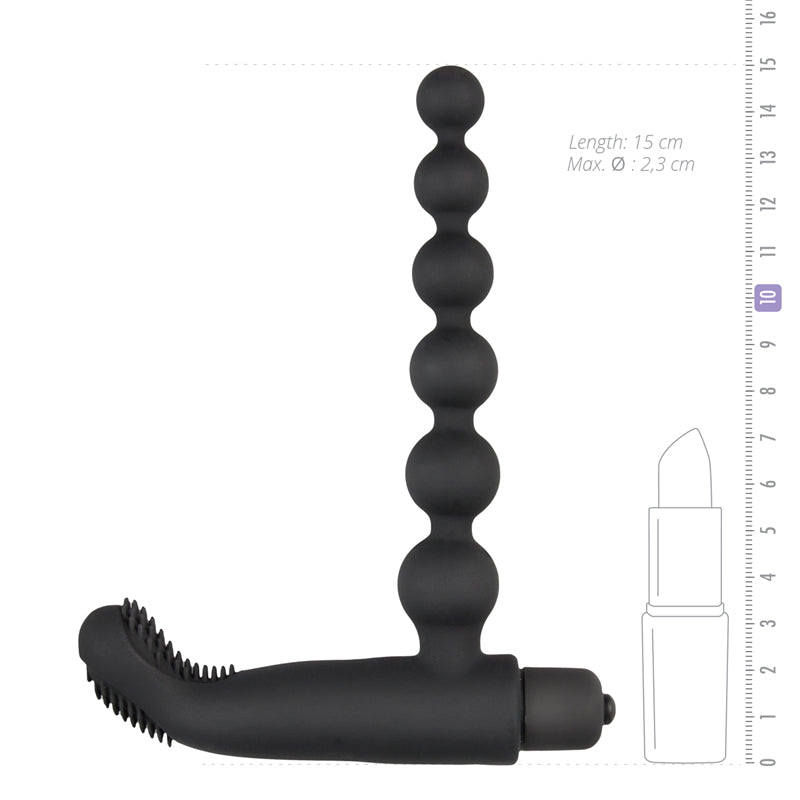 Beaded Buddy Vibrator - Black - UABDSM