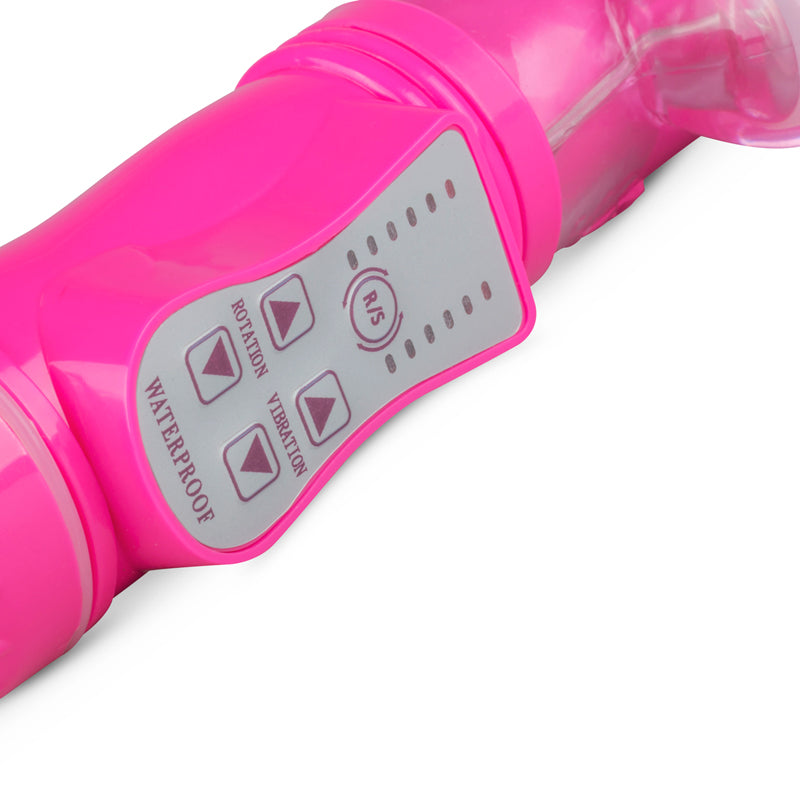 EasyToys Thrusting Rabbit Vibrator - Pink - UABDSM