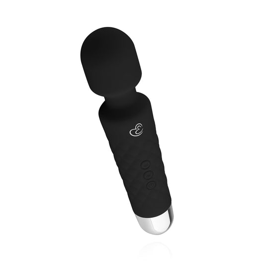 EasyToys Mini Wand Vibrator - Black - UABDSM