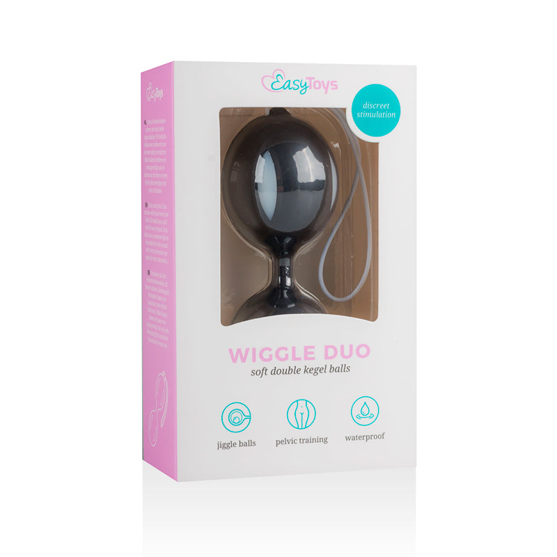 Wiggle Duo Kegel Ball - Black/White - UABDSM