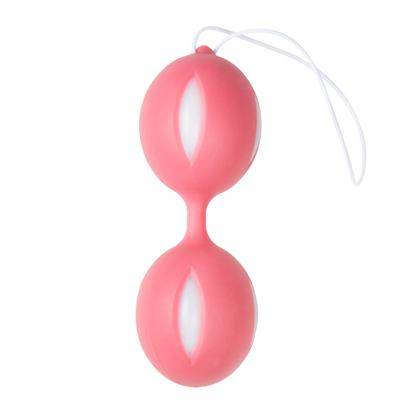 Wiggle Duo Kegel Ball - Pink/White - UABDSM