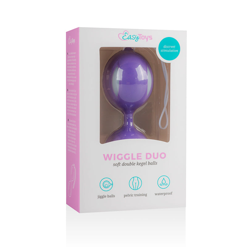 Wiggle Duo Kegel Ball - Purple/White - UABDSM