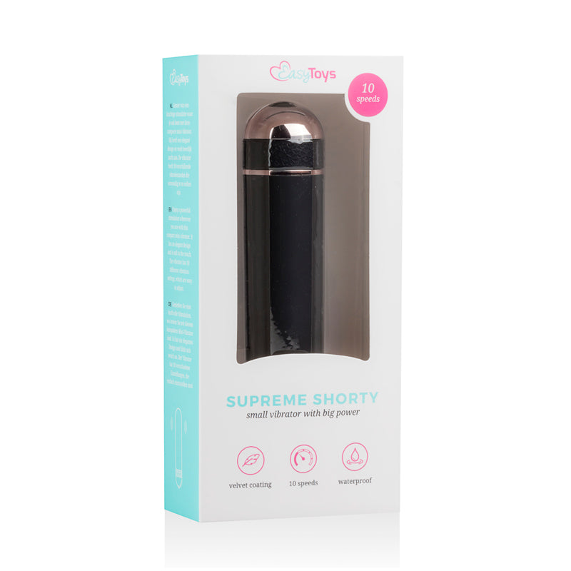 Supreme Shorty Mini Vibrator - Black - UABDSM