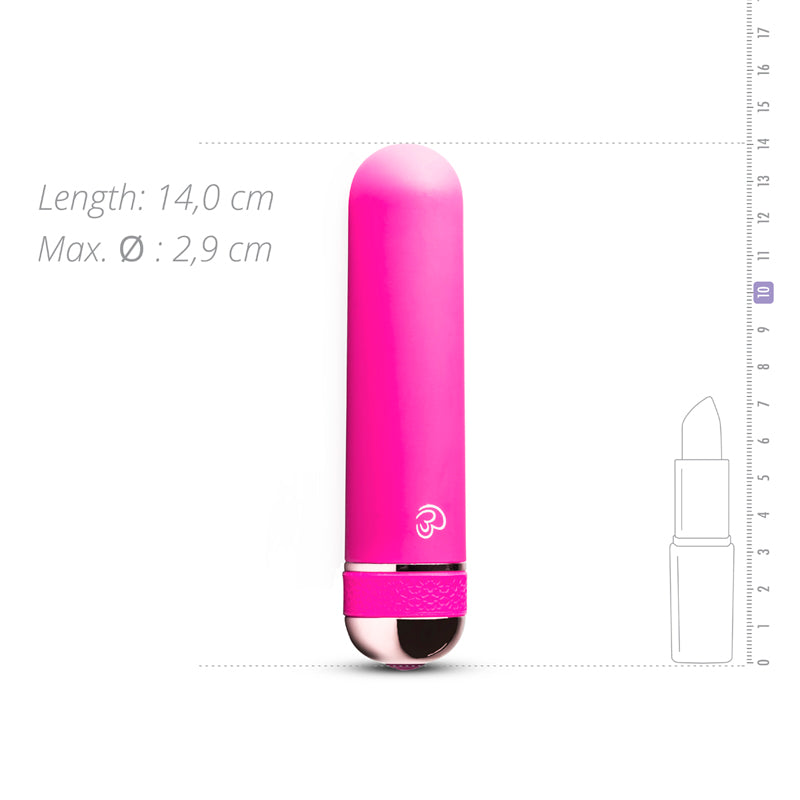 Supreme Shorty Mini Vibrator - Pink - UABDSM