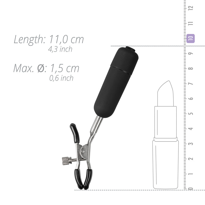 Nipple Clamps With Vibrating Bullets - UABDSM