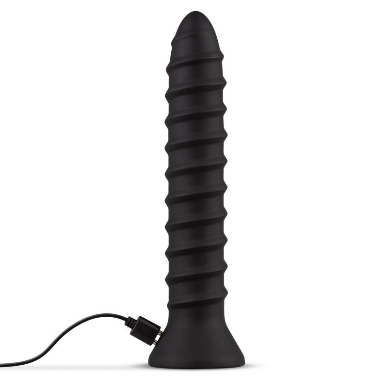 Screwed Plug Anal Vibrator - Large - UABDSM