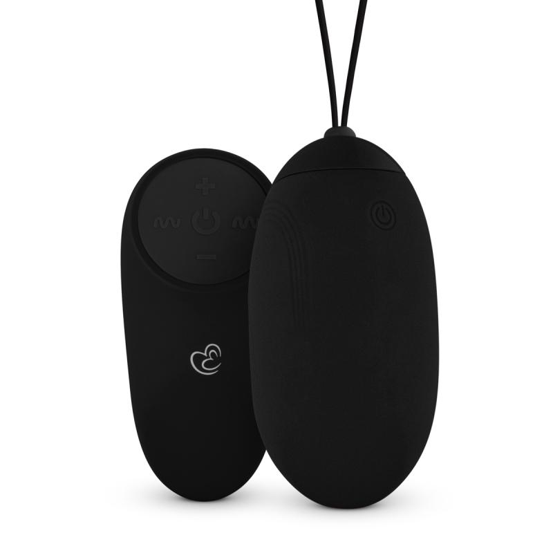 Vibrating Egg With Remote Control - Black - UABDSM