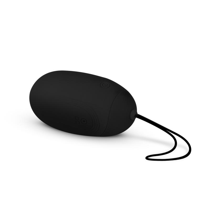 Vibrating Egg With Remote Control - Black - UABDSM