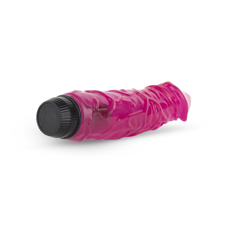 Jelly Supreme - Realistic Vibrator - Pink/Glitter - UABDSM