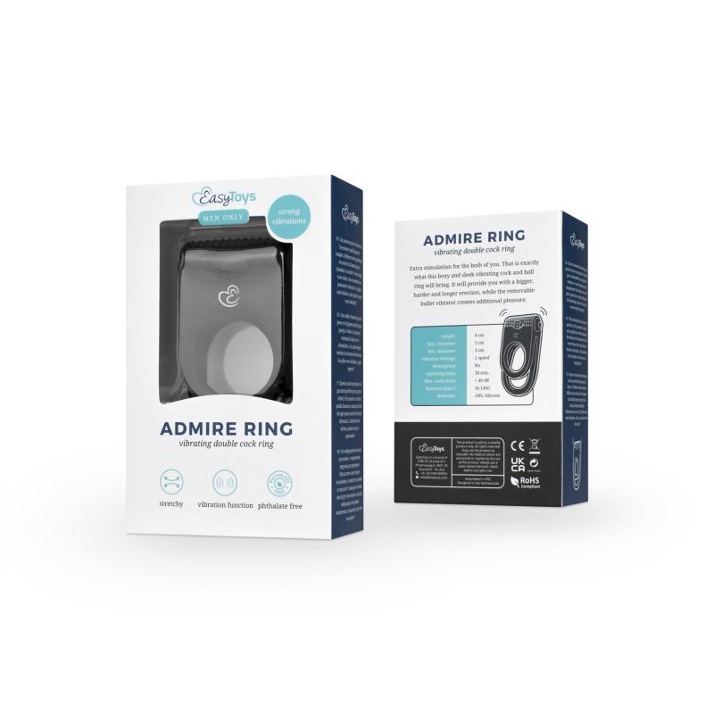 Admire Ring - Vibrating Double Cock Ring - UABDSM