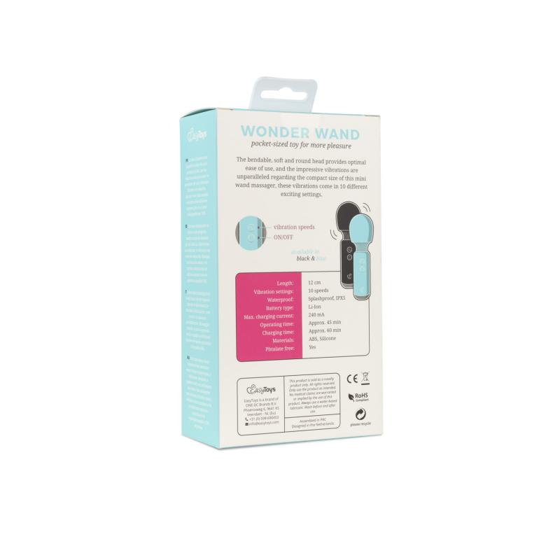 Mini Vibe Wand Vibrator - Aqua - UABDSM