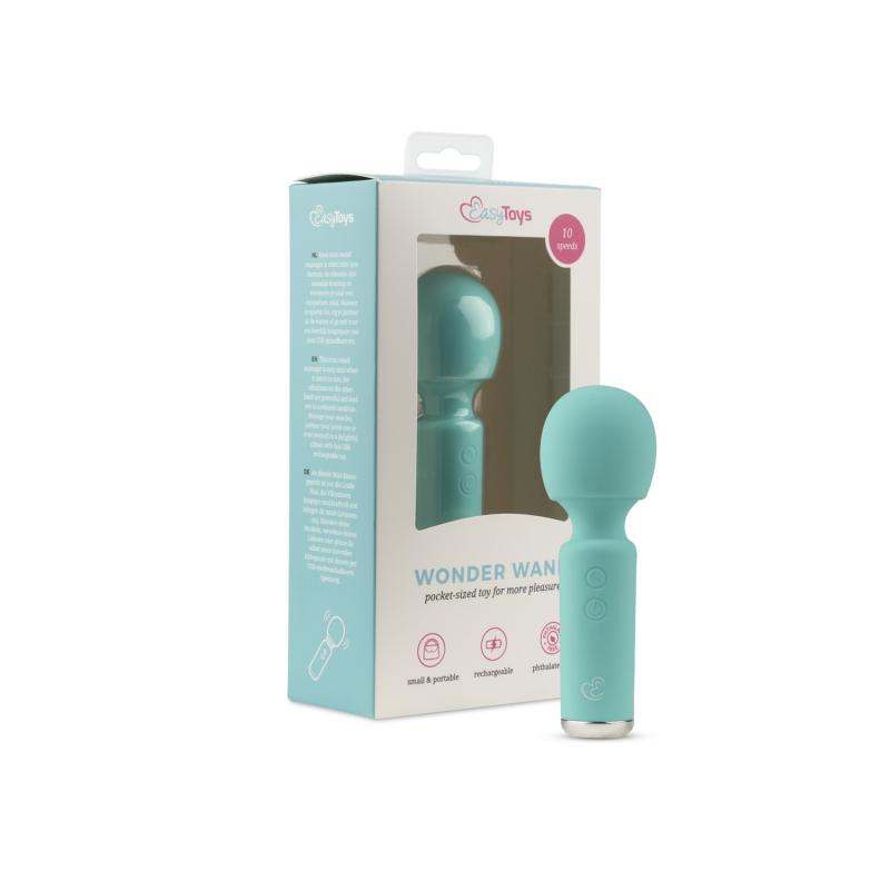 Mini Vibe Wand Vibrator - Aqua - UABDSM