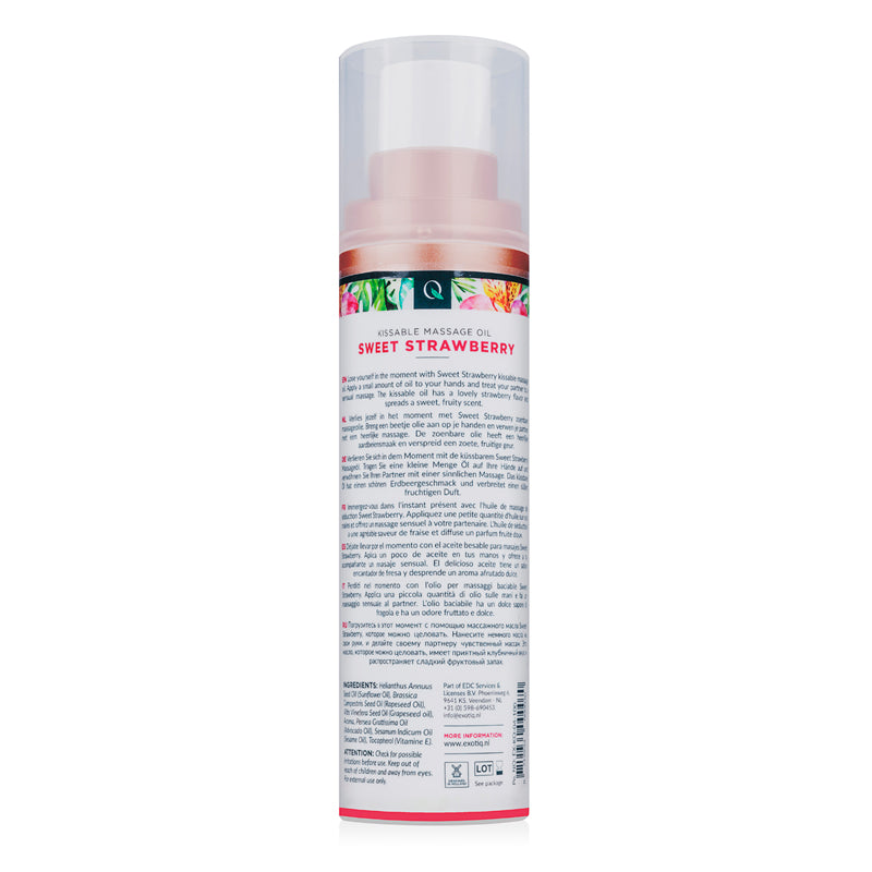 Exotiq Massage Oil Sweet Strawberry - 100 Ml - UABDSM