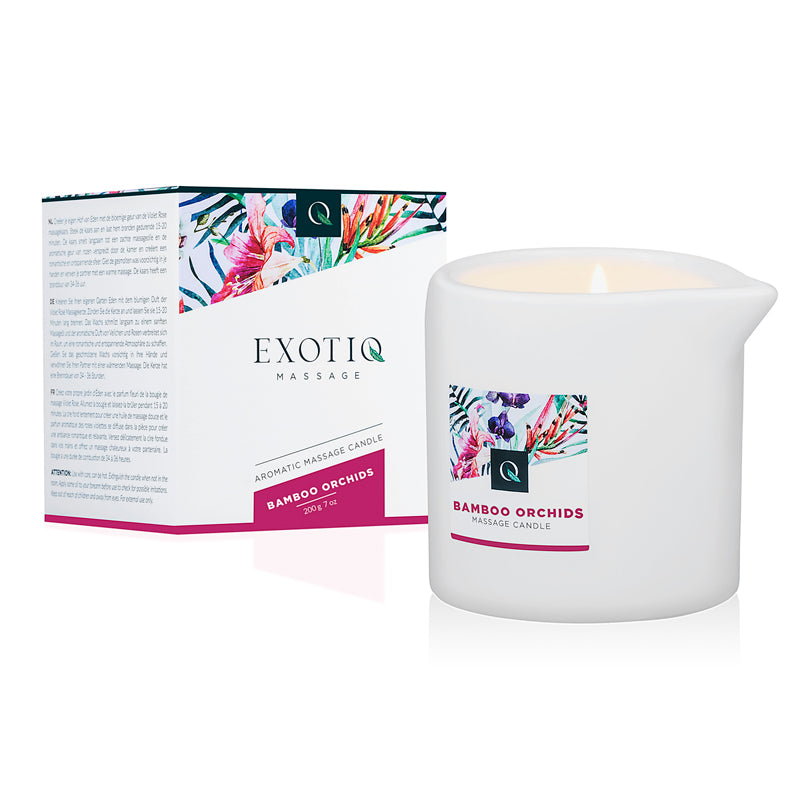 Exotiq Massage Candle Bamboo Orchids - 200g - UABDSM