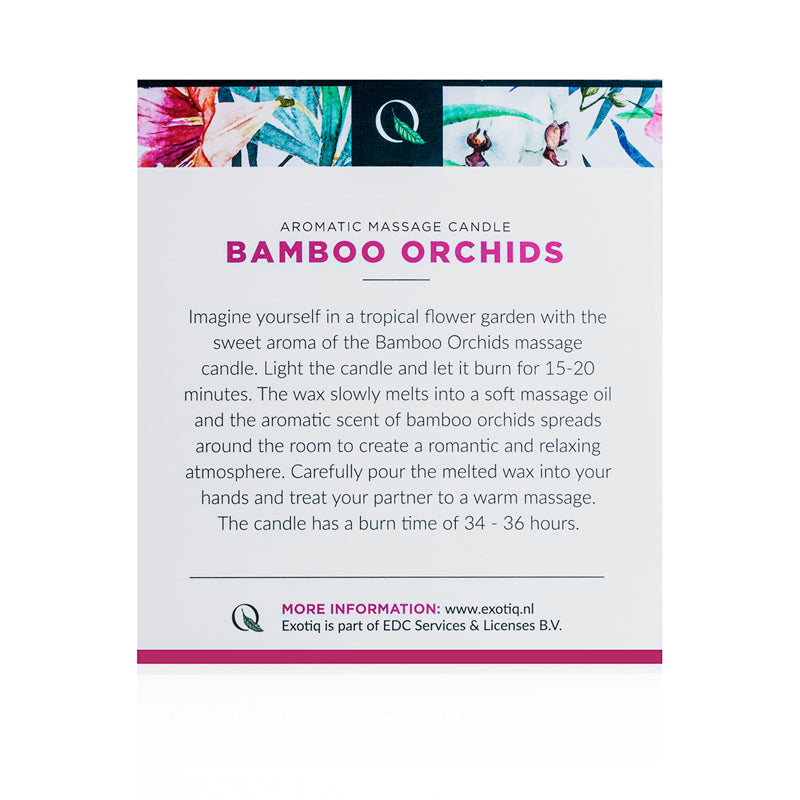 Exotiq Massage Candle Bamboo Orchids - 200g - UABDSM